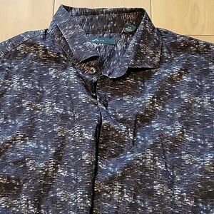 PERRY ELLIS Button-down Dress Shirt L